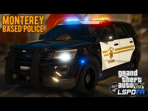 GTA 5 LSPDFR - Day 192 | Monterey Based Police | Traffic Stop Turns into a Minor Shooting!