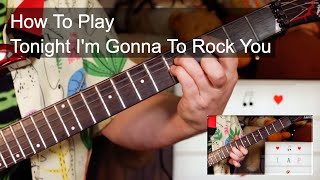 &#39;Tonight I&#39;m Going To Rock You&#39; Spinal Tap Guitar Lesson