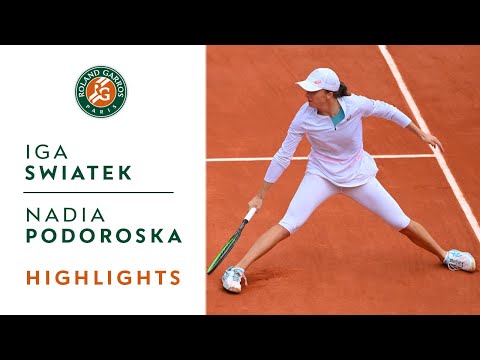 Iga Swiatek vs Nadia Podoroska - Semi-final Highlights I Roland-Garros 2020
