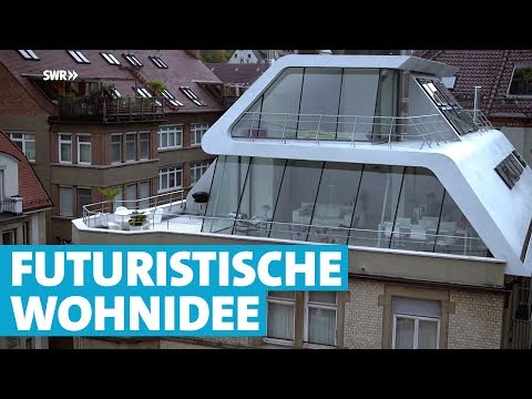 Das "Ufo" von Stuttgart - Florian Danner wohnt über den Dächern