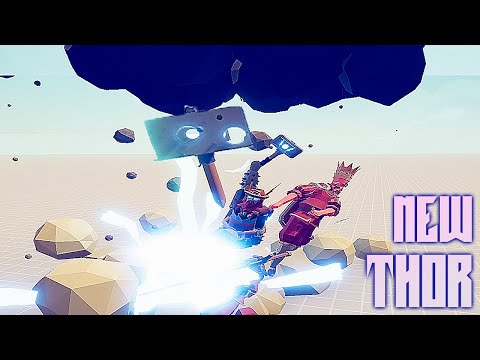 THOR vs 3x EVERY GOD - Totally Accurate Battle Simulator TABS