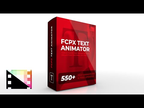 FCPX Text Animator (Nov. 2020 Update) - Professional Text Animation Tools for Final Cut Pro - PFS