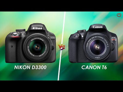 Nikon D3300 vs Canon T6  |  Full Comparison