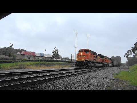 NS 732 coal train in the rain
