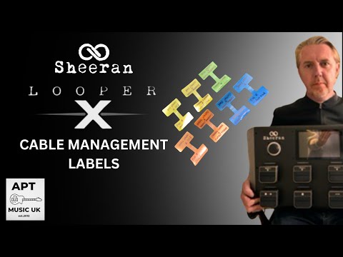 SHEERAN LOOPER X - Cable Management Labels and Sleeves for any Studio