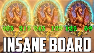 3x Golden Fire-Forged Evokers! Hearthstone Battlegrounds