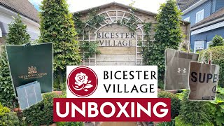 Bicester Village Shopping Unboxing | Holland Cooper | ELEMIS | Under Armour Haul 2023 | JOS ATKIN