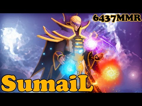 Dota 2 - SumaiL 6437 MMR Plays Invoker vol 3# - Ranked Match Gameplay