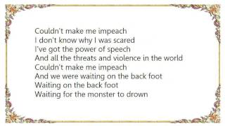 Get Cape. Wear Cape. Fly - Waiting for the Monster to Drown Lyrics