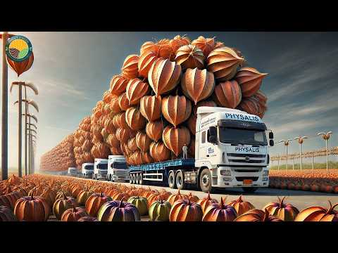 Farmers Harvesting and Packing Golden Berry This Way: Processing Factory | Farming Documentary