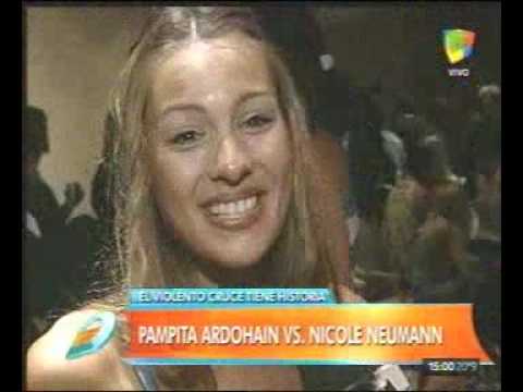 Pampita Vs Nicole - El Inicio De La Pelea