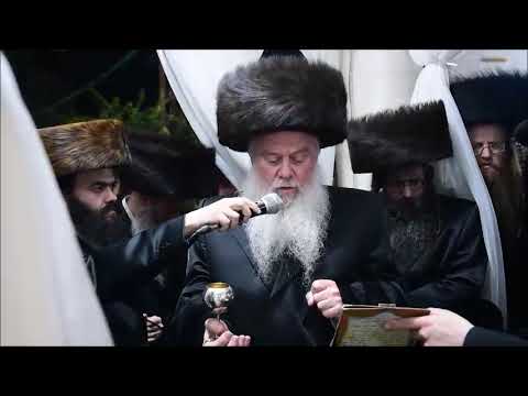 Sadigerer Rebbe At Wedding Of Vasloi Rebbe's Granddaughter - Cheshvan 5781