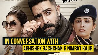 Abhishek Bachchan, Nimrat Kaur on Playing Heartland Characters in Dasvi | Dasvi Cast Interview