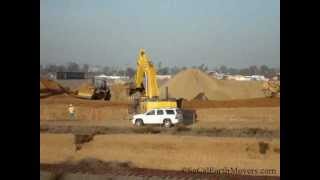 Komatsu PC1250, CAT 365CL,980H, & D9T in action