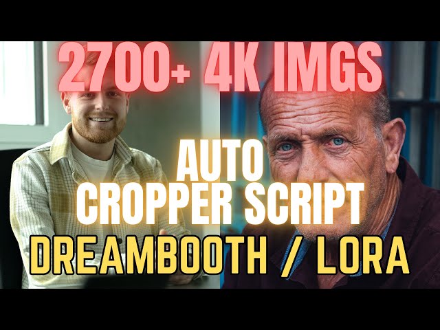 Human Cropping Script & 4K+ Resolution Class / Reg Images For Stable Diffusion DreamBooth / LoRA