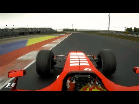 Valentino Rossi Tests The F1 2006 Ferrari Onboard at Misano