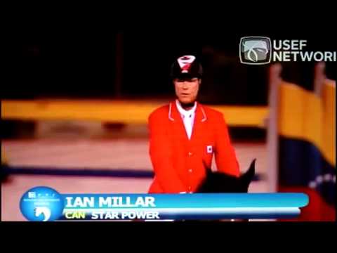 Ian Millar e Star Power nel Gran Premio di Wellington 2012