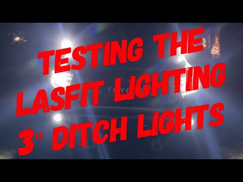 Testing The Lasfit 3” Pod Lights On My Tundra… These Are Bright