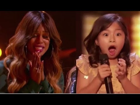 Celine Tam: Wonder-child Singer Gets Laverne Cox's GOLDEN BUZZER | America's Got Talent