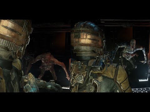same scene, different slasher necromorph | Dead Space