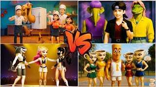 Brainrot Girls   Golden🆚Italian brainrot Part 2🆚Kpop Demon Hunters 🆚 Coffin dance songs