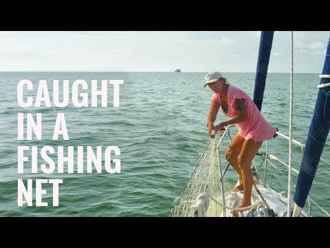 SAILBOAT CAUGHT IN A FISHING NET! - SAILING FOLLOWTHEBOAT Ep 102