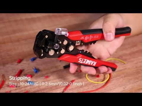 How to Use Kaiweets KWS-103 Self Adjusting Wire Stripper?