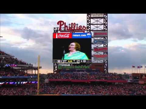 Lauren Hart sings "God Bless America" @ WC 2012