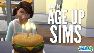 How to Age Up Sims in The Sims 4 (With and Without Cheats) 🎂