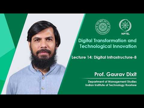 Digital Transformation and Technological Innovation Promo Video by Prof Gaurav Dixit IIT Roorkee
