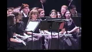 Woonsocket High School Band, Spring 1996, Navy Hymn, Diversions, English Folk Song Suite