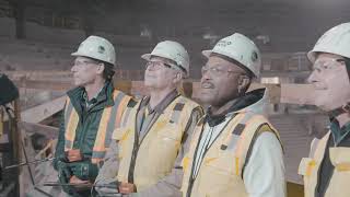 First Seats Installed at Chase Center