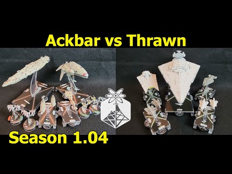 Star Wars Armada "Aggressive Tactics" Ackbar vs Thrawn - ION Radio Battle Report