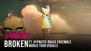 Gorillaz - Broken (HUMANZ Tour) Visuals