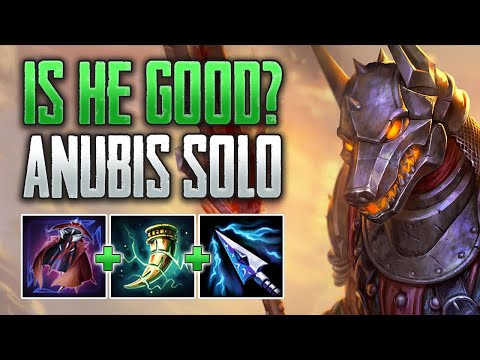 IS HE GOOD NOW? Anubis Solo Gameplay (SMITE Conquest)