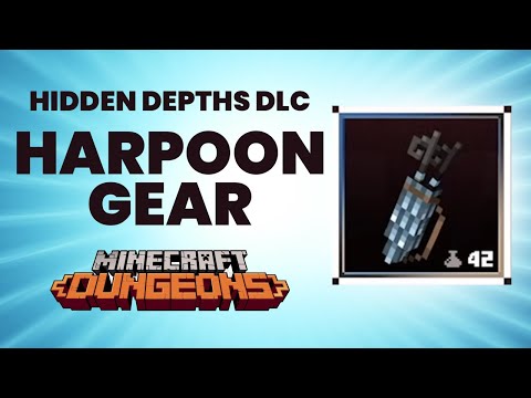 HARPOON Quiver Artifact & Crossbow in Hidden Depths DLC Minecraft Dungeons