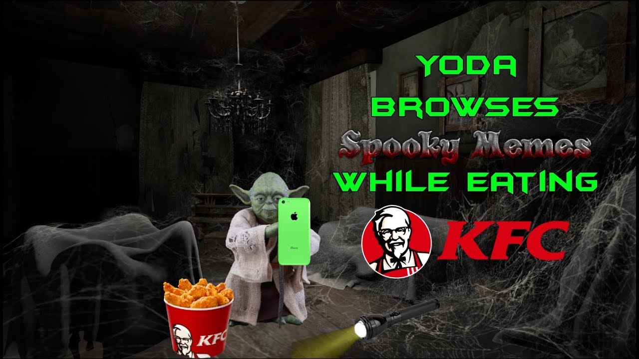 [ASMR] Yoda Eats KFC While Browsing Spooky Memes on Reddit