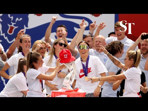 It's home! England's Lionesses celebrate after Euro 2022 victory