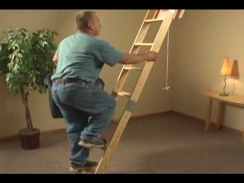 Werner Wood Attic Ladders - An Economical Solution