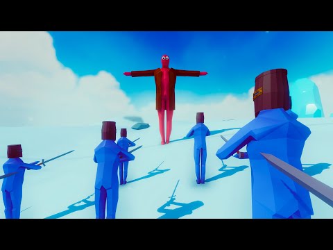 CHIKEN MAN MAN vs UNITS ► OLD Totally Accurate Battle Simulator TABS