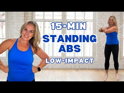 🔥 14-Min Standing Abs | Low-Impact | Slim Your Waist After 50