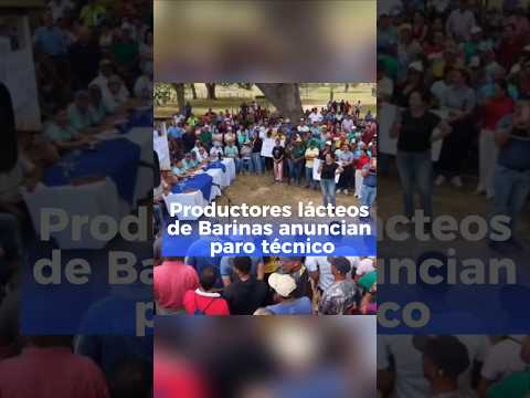 Productores lácteos de Barinas anuncian paro técnico tras trabajar a pérdidas