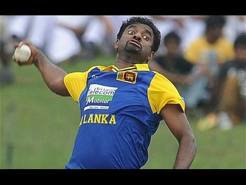 Muralitharan's Bowling Action