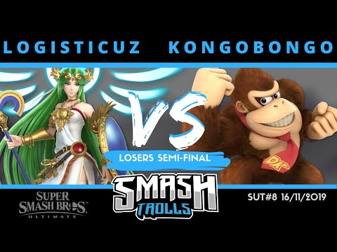 SUT #8 - LOSERS SEMI-FINAL - Logisticuz (Palutena) Vs. KongoBongo (Donkey Kong) - SSBU Tournament