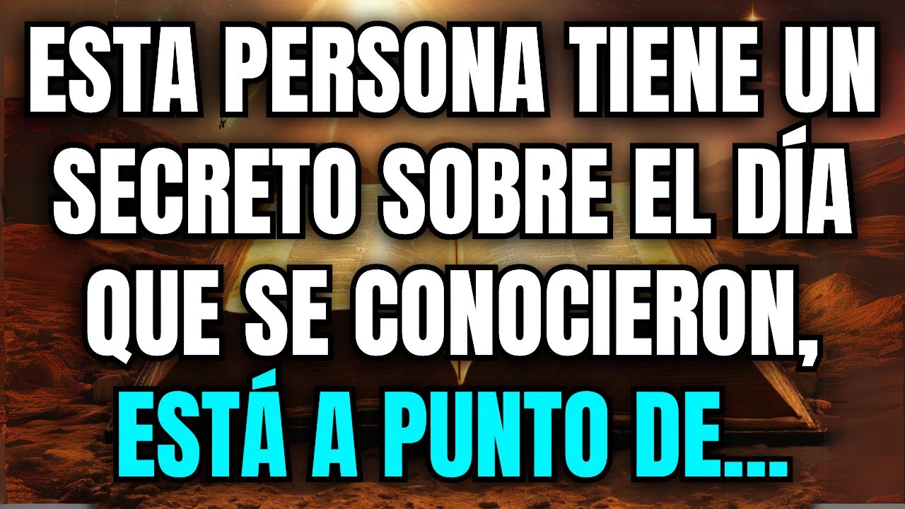 💌 Esta persona tiene un secreto sobre el día que se conocieron, está a punto de...