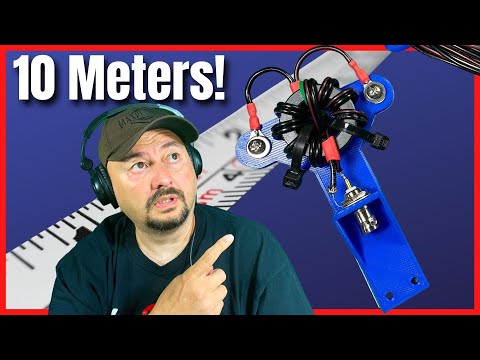 10 Meter Dipole Antenna for Ham Radio thumbnail