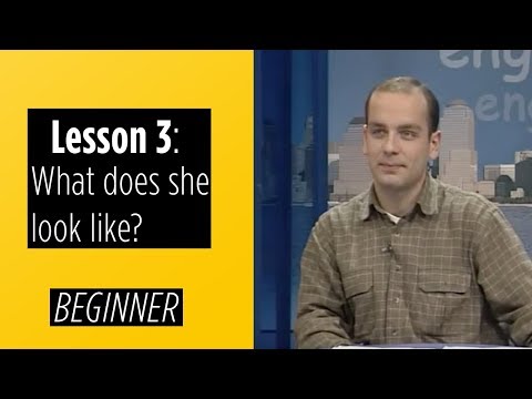 Beginner Levels - Lesson 3: What does she look like?