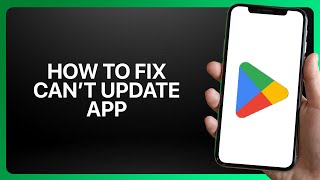 How To Fix Can’t Update App In Google Play Store App ! Tutorial