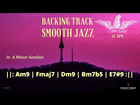 backing Track Smooth Jazz in Am Aeolian