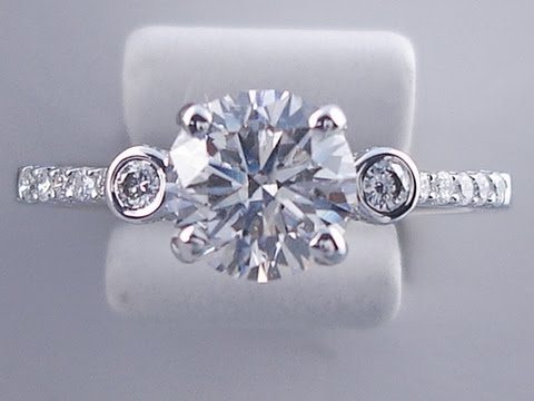 1.50 ctw Round Brilliant Cut H SI2 Diamond Engagement Ring - BigDiamondsUSA